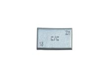 91-15g závažie samolepiaci zinok nízke, v = 3,8mm